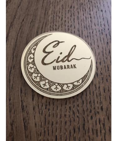 6 Eid Mubarak Cupcake Disc Toppers Gold Eid Cupcake Discs Eid Cupcake Toppers Eid Gift Tags Hamper Tags Eid Gift Charms Eid Decorations. - Buy Online on GoSupps.com