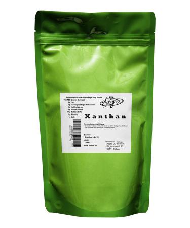 Birsppy 100g Xanthan - E415 - at least1 year MHD - binding agent for good luck - baking and cooking like the professionals - in a practical bag with a zip closure - from Asgra
