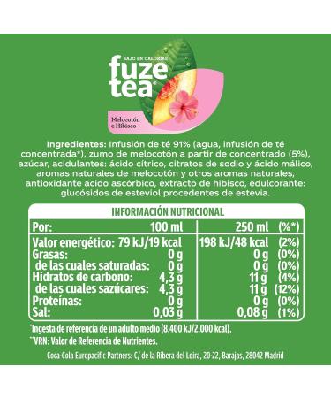 Fuze Tea Evasion Black Tea Peach Hibiscus 1.25L bottle - Buy Online on GoSupps.com