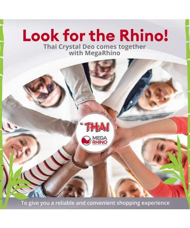 Buy Thai Crystal Deodorant Stone - Natural Unscented Aluminum-Free Deo Stick for Women Men & Teens - 4.25 Oz - Buy Online on GoSupps.com