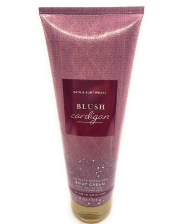 Bath and Body Works Blush Cardigan 24 Hour Moisturizing Body Cream - 8 oz / 226 g