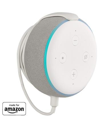 Made for Amazon Mount for Echo Dot (3rd Gen) - White