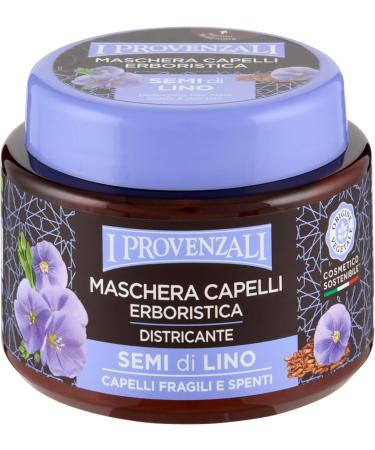 PROVENZALI - Flaxseed Hair Mask to Detangle Colored and Dull Hair 98.7% Natural Ingredients Vegan Vegan Made in Italy - 200 ml - Buy Online on GoSupps.com