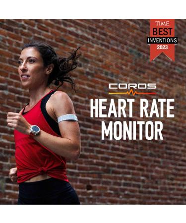Coros Heart Rate Monitor - Comfort Fit Automatic Wear Recognition Advanced Sensor Bluetooth 38 Hour Battery Life - Regular Lime - Buy Online on GoSupps.com
