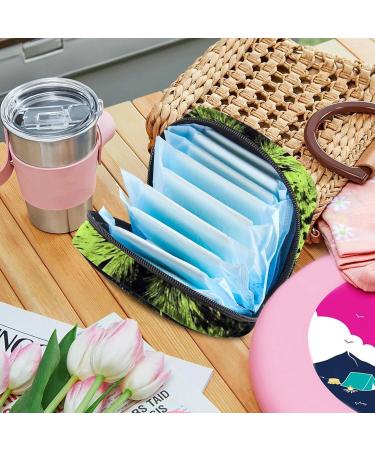 Stylish Women's Owl Napkin Storage Bag - Green Ink Portable Menstrual Cup & Bandages | Perfect for First Period - Buy Online on GoSupps.com