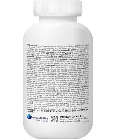 Potassium Chloride Extended Release 500 Tablets 600 mg (8 mEq Potassium) for Hypokalemia Treatment and Prevention - Buy Online on GoSupps.com