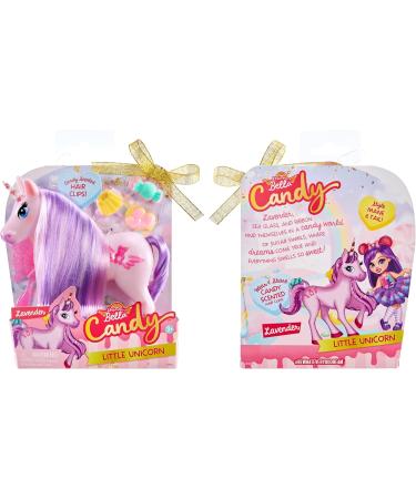 MGA Dream Bella Small Candy Unicorn - Lavender Gummy Board with 3 Perfumed Hair Clips Brush & Scratch n Sniff - Perfect for Kids 3+ - Buy Online on GoSupps.com