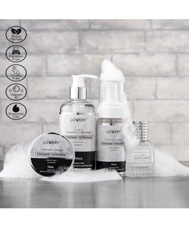 Shop Unique Birthday Gifts: Rosemary Peppermint Self-Care Baskets for Dad Husband and Boyfriend - Spa Set with Pheromone Perfume & Grooming Essentials - Buy Online on GoSupps.com