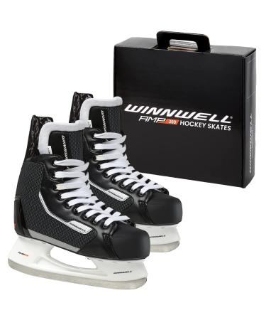 Winnwell Youth Hockey Skate with Balance Blades - AMP300 - Ice Hockey Skates for Boys & Girls - Helps Children Learn to Skate Sooner 11 Youth Youth