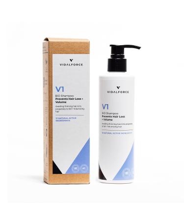 Organic Shampoo V1 I Anti-Hair Loss First Signs I + Immediate Volume