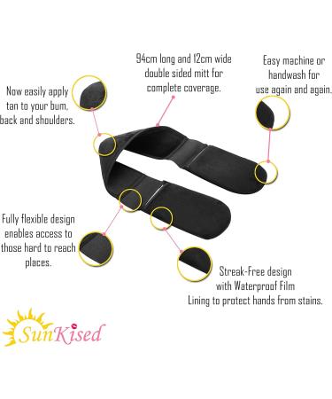 Tanning Mitt For Full Back and Body Tanning Experience With Long Lasting Streak Free Results Including Those Hard To Reach Places New 2019 Velvet Soft Applicator Mit Version 3 in 1 Mittens - Buy Online on GoSupps.com