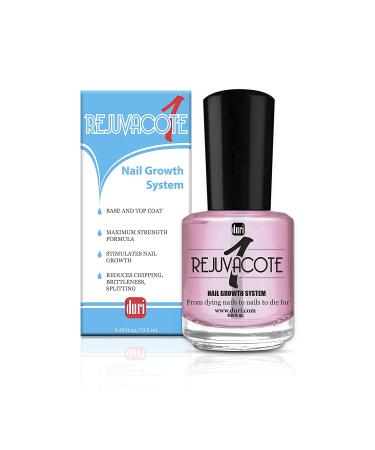 Duri Rejuvacote 1 Nail Growth System Combo - Maximum Strength Base & Top Coat with Miracote Quick Dry Top Coat - Buy Online on GoSupps.com