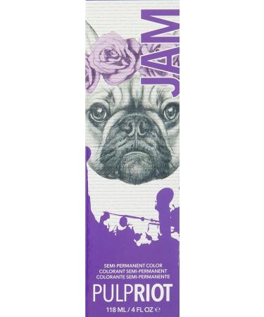 Pulp Riot Semi-Permanent Hair Color - Jam Violet 4oz | Unisex Hair Dye for Vibrant Color - International Shipping Available - Buy Online on GoSupps.com