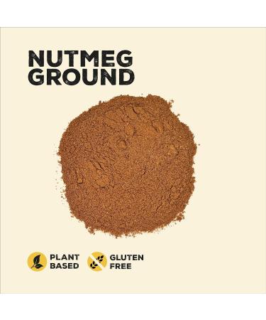 Nature Kitchen Nutmegs Ground 500g - Gluten-Free & Vegan Seasoning Spices for Everyday Cooking, Marinades, Sauces, Frying, Baking, Grilling - Buy Online on GoSupps.com