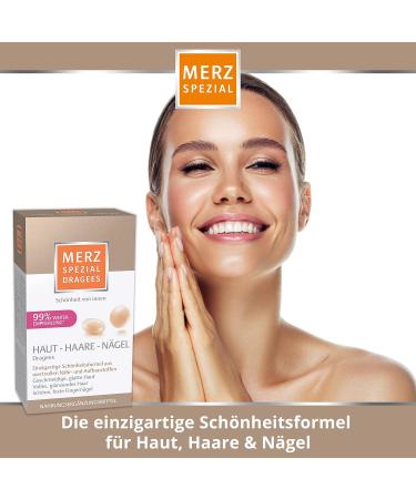 Merz Special Dragees - Dietary Supplements for Smooth Skin Glossy Hair & Strong Nails - 120 Units (2-Month Supply) | International Shipping - Buy Online on GoSupps.com