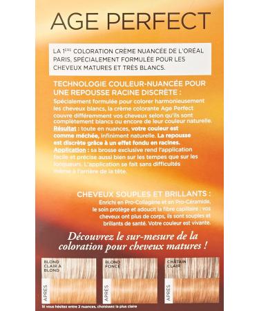 L'Or al Paris - Excellence Age Perfect permanent hair color band & very white color 7 31 caramel blond - Buy Online on GoSupps.com