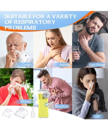 Portable Nebulizer Machine for Adults and Kids - Handheld Atomizer for Breathing Problems | Includes 1 Set Accessories | Ideal for Travel and Home Use - Buy Online on GoSupps.com