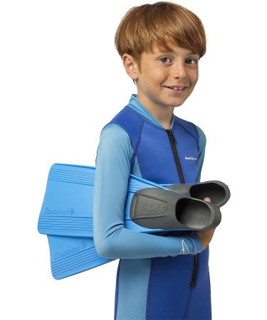 Cressi CLIO  Everlasting Family Fins for Snorkeling  Diving and Swimming: Created in Italy EU 33/34 | US Youth 1.5/2.5 Blue - Buy Online on GoSupps.com