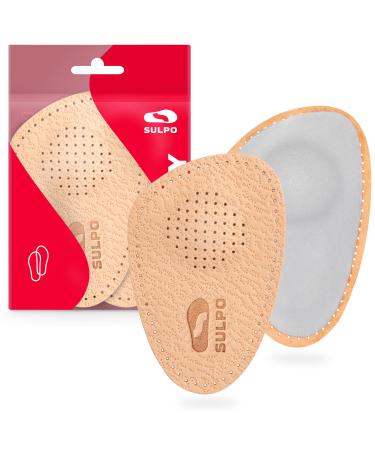 Sulpo shoe insoles orthopedic - insoles leather - Spread base insoles - Bale cushion forefoot - Insoles Senishap Foot - Half Soles - Pelotten - Middle -footed cushion - Fored cushion - 37/38 37-38 - Buy Online on GoSupps.com