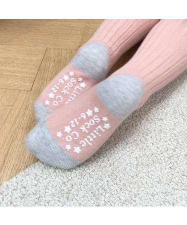 Non-Slip Ribbed Toddler Tights | Cosy Winter Warm Anti-Skid Girls Tights 1-2 Years | Shell Pink - Buy Online on GoSupps.com