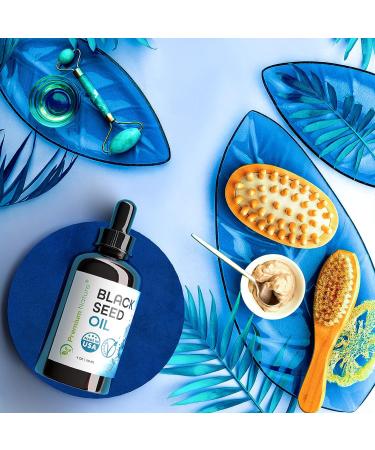 Black Seed Oil for Hair Growth and Care - Cold Pressed Virgin Nigella Sativa Oil for Skin and Hair - Buy Online on GoSupps.com