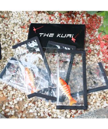 Thekuai Fishing Lure Covers - 5 Piece PVC Wraps for Safety | Hook Covers for Sharp Hooks | Durable & Clear | 8L x 8W - Buy Online on GoSupps.com