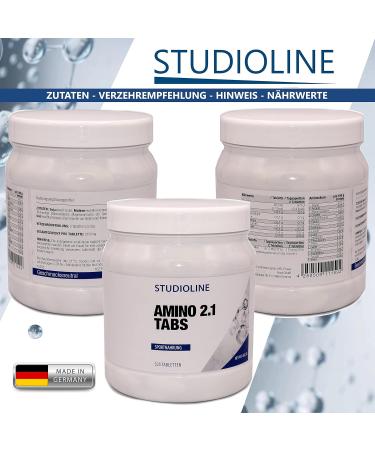Amino 2.1 Tabs - 325 Highly Dosed Tablets with Optimal Amino Acids Profile | Rich in BCAAs & EAAs for Essential & Chained Amino Acids - International Shipping Available - Buy Online on GoSupps.com