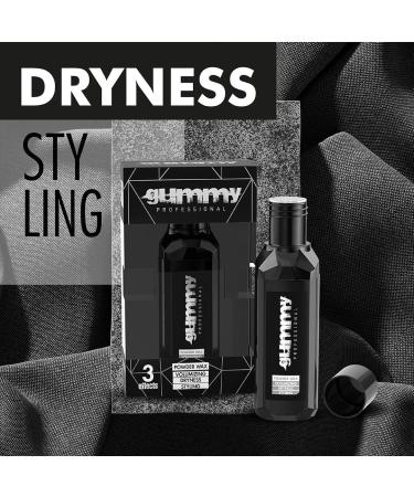 Rubber Hair Styling Powder Wax 20gr | Unisex Anti-Gravity Matt Look Styler & Comb Set | Flexible Anti-Static | International Shipping Available - Buy Online on GoSupps.com