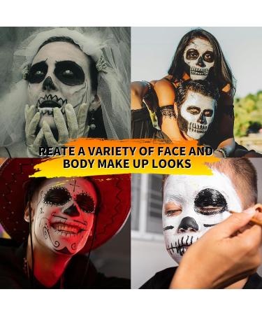 Buy Makeup Clown White Professional Face Paint Stick Ideal for Stage Cosplay Halloween 1.06 oz (30g) Fast International Shipping - Buy Online on GoSupps.com