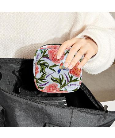 Anna Cowper Flower Sanitary Napkin Storage Bag Feminine Menstrual Cup Pouches Nursing Pad Holder Tampon Bags Portable Period Bag for Women Teen Girls 1Pcs Multi-colored 3 - Buy Online on GoSupps.com