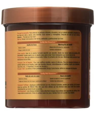 Every Strand Simply Curls Coco Oil & Shea Curl Creme - 15 Oz | Nourishing Hair Moisturizer for Defined Curls - International Shipping Available - Buy Online on GoSupps.com