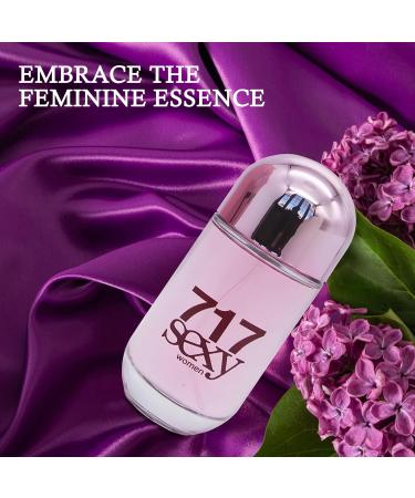 717 Sexy Eau de Parfum Spray Perfume Fragrance For Women-Daywear Casual Daily Cologne Set with Suede Pouch- 3.4 Fl Oz Bottle Beauty Gift for Birthday Anniversary - Buy Online on GoSupps.com