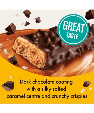 Fulfil Vitamin & Protein Bar 15X55G Dark Choc Salted Caramel - Buy Online on GoSupps.com