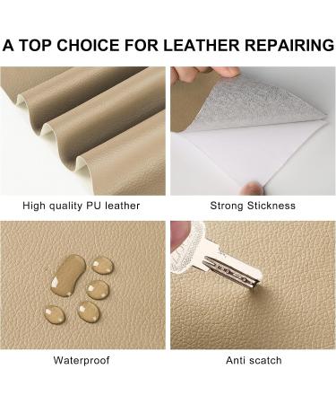YAFLCÂ Leather Repair Patch for Furniture  4 x 63 Leather Repair Tape self Adhesive  Leather Repair Patch for couches car seat Sofa Jackets Handbags Medium Beige 4 x 63 Medium Beige - Buy Online on GoSupps.com