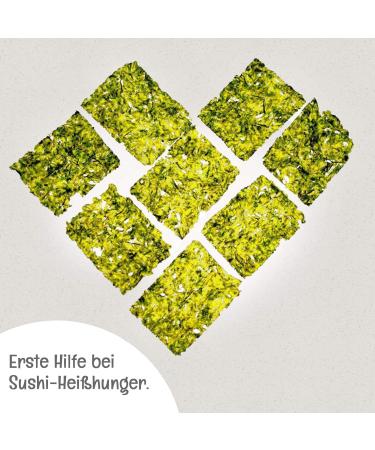 Kulau Bio Nori Snack Chili sharp snack from roasted nori leaves Asian nack delicate crispy and spicy 8 x 4 g - Buy Online on GoSupps.com