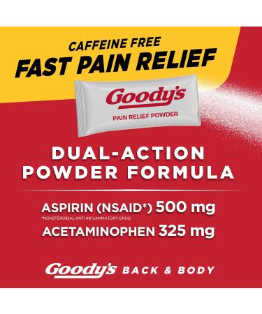 Goody's Back and Body Pain Relief Powder 24 ct (Pack of 4) Orange 24 Count (Pack of 4) - Buy Online on GoSupps.com