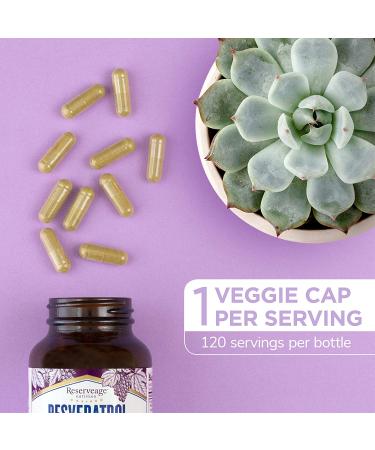 ReserveAge Nutrition Resveratrol - 250mg Active Trans-Resveratrol, 120 Veggie Capsules - Buy Online on GoSupps.com