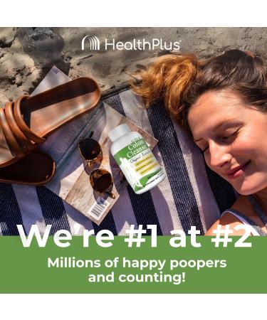 Health Plus Super Colon Cleanse - 300 Capsules for Digestive Support & Constipation Relief | Psyllium Husk & Senna Leaf - 6 Cleanses - Buy Internationally - Buy Online on GoSupps.com