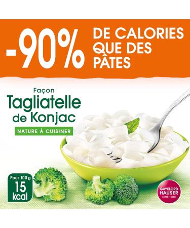 GAYELORD HAUSER - Konjac Tagliatelle - Nature - No Rinse - Ready to Use - 1 Pack of 160 g - Buy Online on GoSupps.com