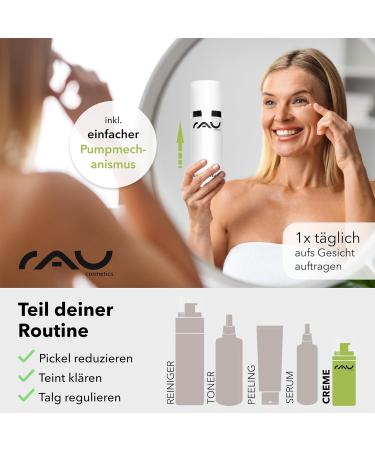  RAU Cosmetics RAU Cosmetics Silver Colloidal Silver Cream Against Impure Skin - With Practical Measuring Nozzle - Silvercream 50 ml for Acne - Anti-Pimple Cream with Zinc and Salicylic Acid (for - Buy Online on GoSupps.com