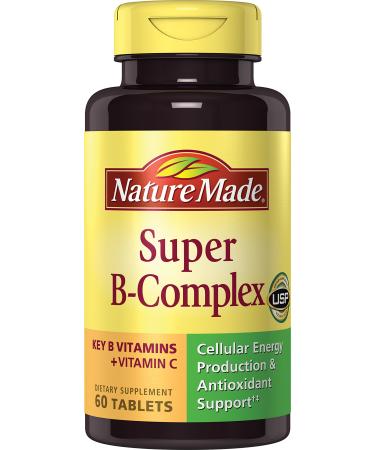 Nature Made Super B Complex Tablets 60 Count (Pack of 2)