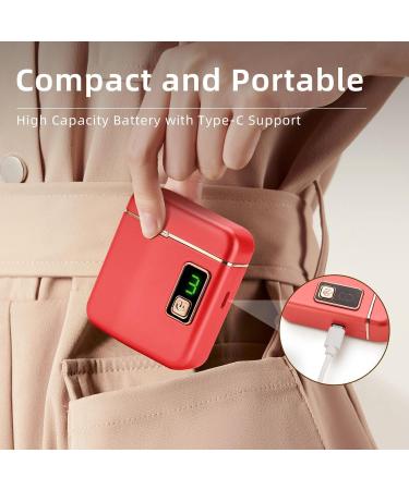 Obesntln Automatic Nail Clippers Electric Nail Clippers 3 Modes Adjustable Electric Nail Clippers for Seniors Safety Fingernail Cutter and Cutter Illuminated Quiet Red - Buy Online on GoSupps.com