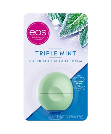 EOS Super Soft Shea Lip Balm Triple Mint 0.25 oz (7 g)