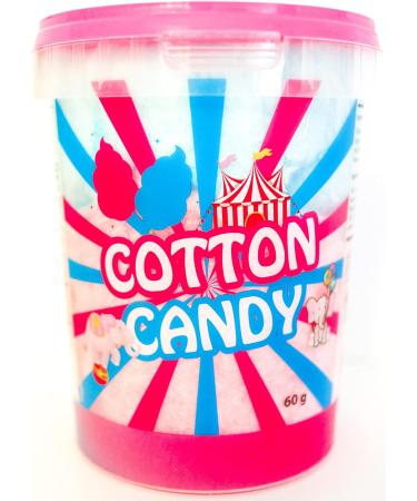 Cotton Candy Cherry & Blue Raspberry Tubs 60g (6 Pack) - Buy Online on GoSupps.com