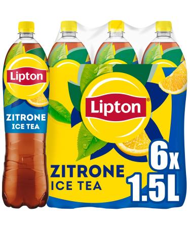 LIPTON ICE TEA Lemon iced tea with lemon flavour DISPOSABLE (6 x 1.5 l) Old version Old version