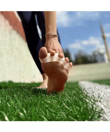 YOGABODY Naturals Toe Spreaders & Separators: Fast Pain Relief from Hammertoe & Bunions - 2 Pairs in Stylish Wooden Box - Buy Online on GoSupps.com