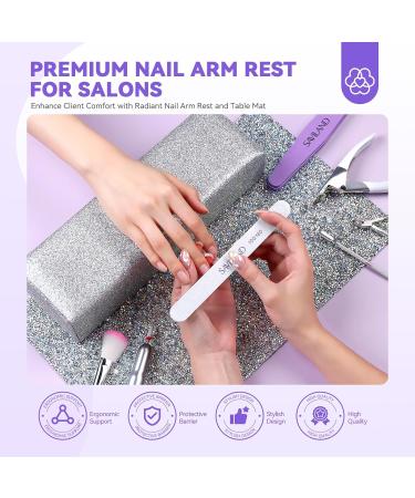 SAVILAND Acrylic Nail Kit with Drill: Professional Nail Kit Acrylic Set for Beginners with Everything (nail kit with arm rest) - Buy Online on GoSupps.com