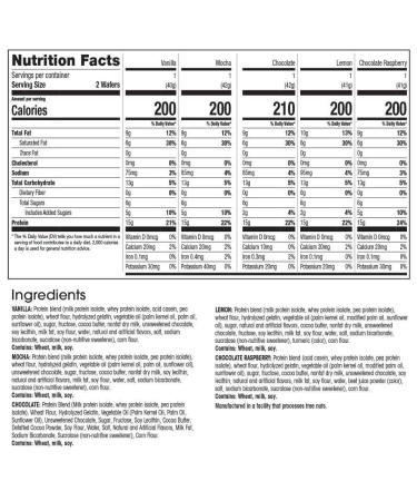 WonderSlim Protein Wafer Snack Bar Variety Pack - 5 Flavors - 15g Protein - Zero Cholesterol (5ct) - Buy Online on GoSupps.com