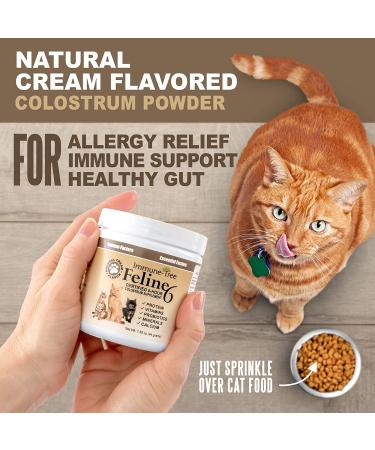 Colostrum Probiotic Powder for Cats | Allergy & Immune Support | Skin & Coat Relief | Made in USA | 1.55oz - Buy Online on GoSupps.com