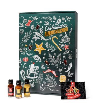 Mexican Tears Sharp Sauce Advent Calendar | 24 Unique Chili Sauces in Glass Bottles | Limited Edition 20ml Collection - Buy Online on GoSupps.com